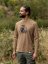 Pánské tričko s dlouhým Jezevec - hnědé
