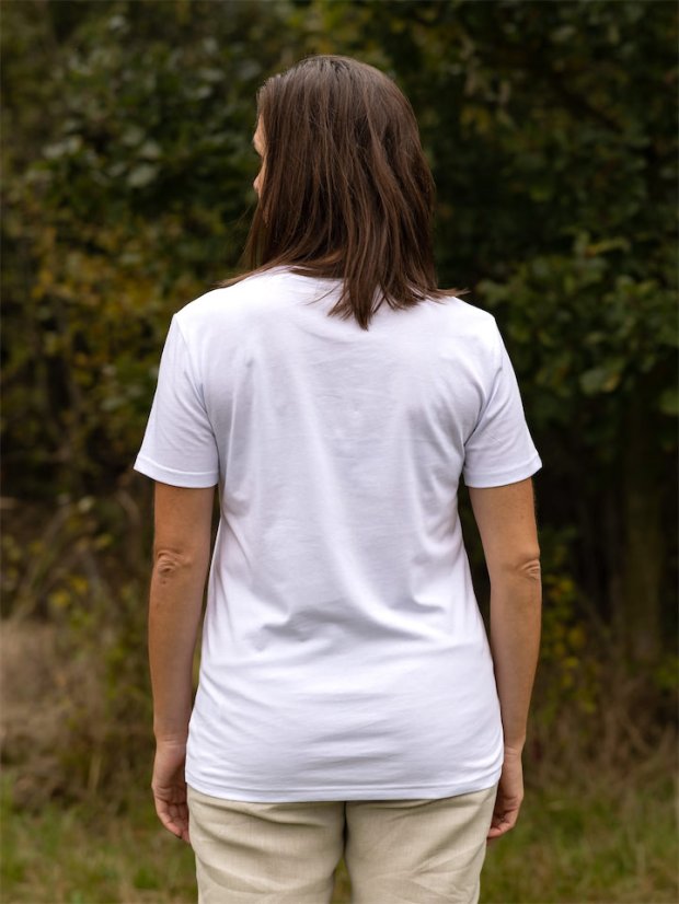 Dámské tričko V horách - bílé