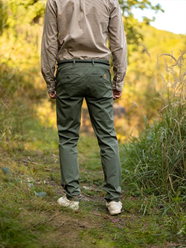 Pánské kalhoty - zelené