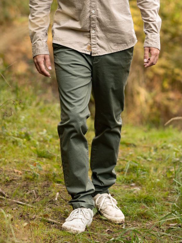 Pánské kalhoty - zelené