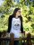 Dámský raglan Happy Nature logo - volný střih