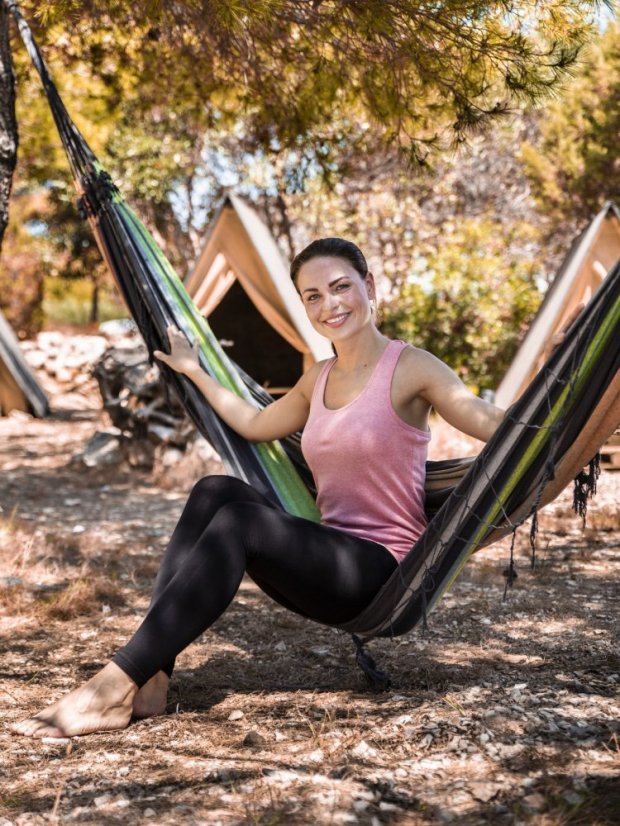 Dámské sportovní tílko Bez potisku - růžové