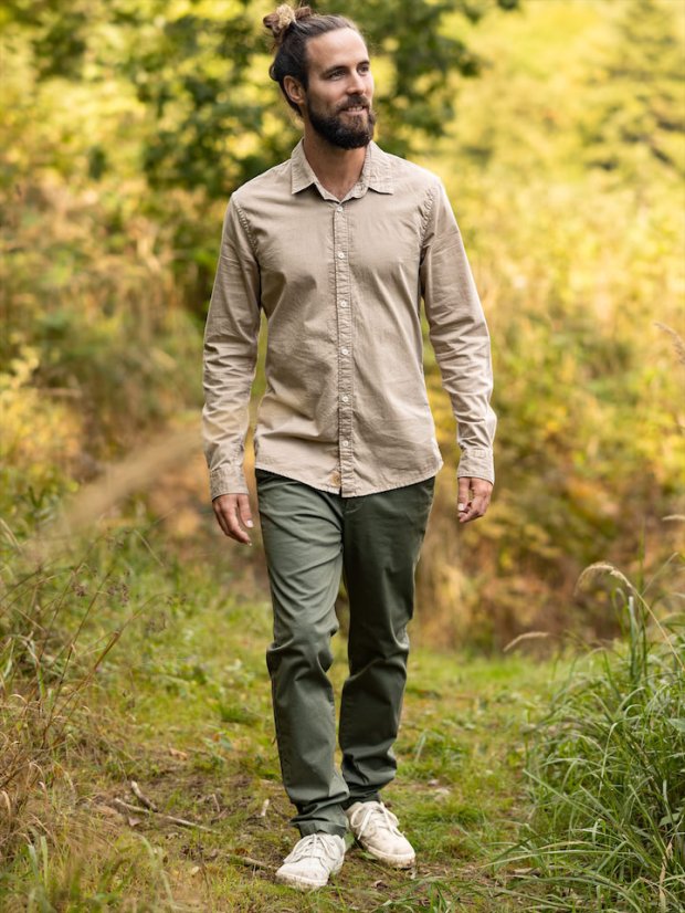 Pánské kalhoty - zelené