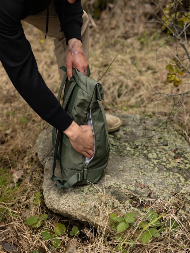 Batoh recyklovaný Příroda - khaki