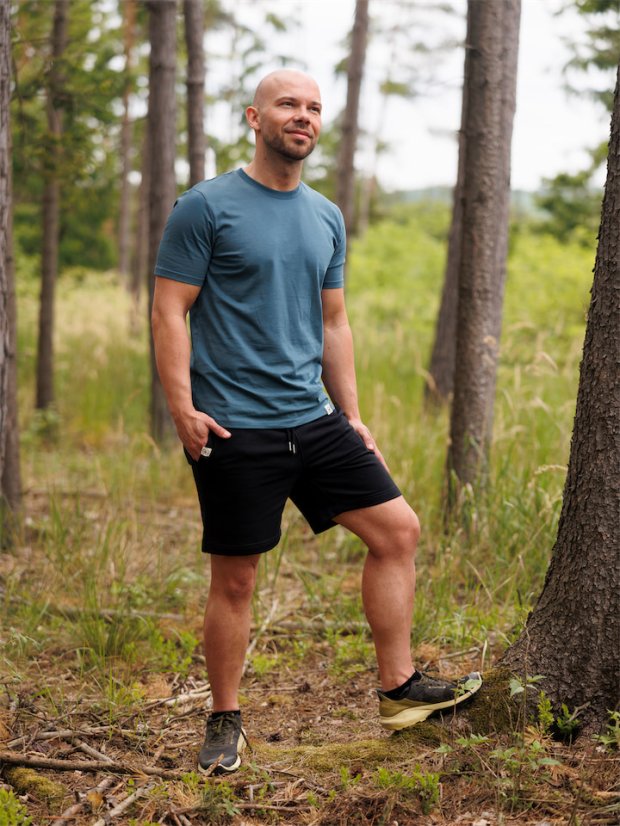 Pánské kraťasy Bez potisku - černé