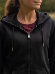 Dámská rozepínací mikina Bez Potisku - černá