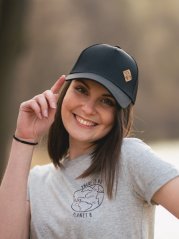 Kšiltovka se síťkou Příroda - černá