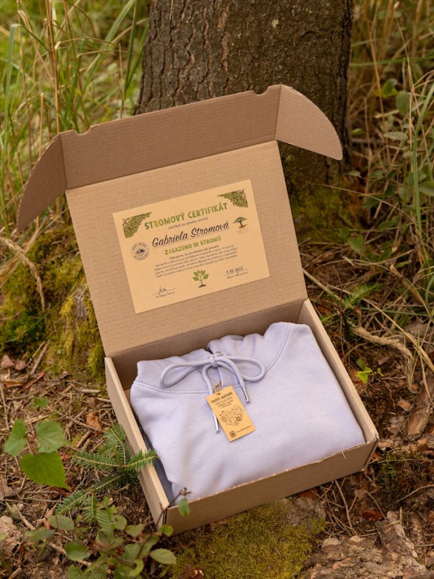 Dámské mikinošaty Bez potisku - levandulové