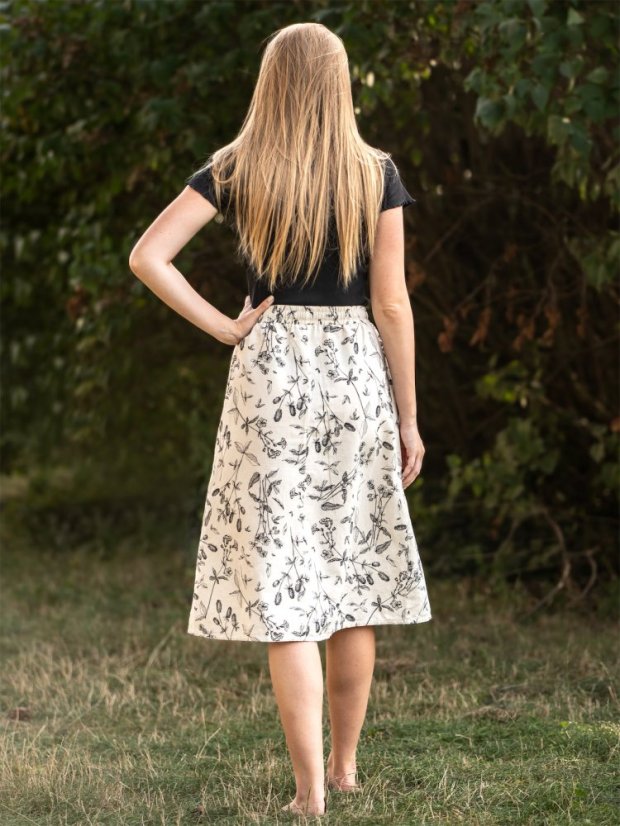 Dámská sukně Květinová