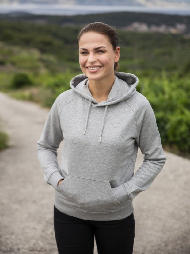 Dámská mikina Život v přírodě - šedá