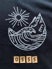 Zachraňte dámské šaty Oceán - černé