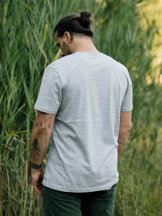 Zachraňte pánské tričko Outsider - šedé