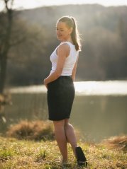 Zachraňte dámské tílko Hory - bílé