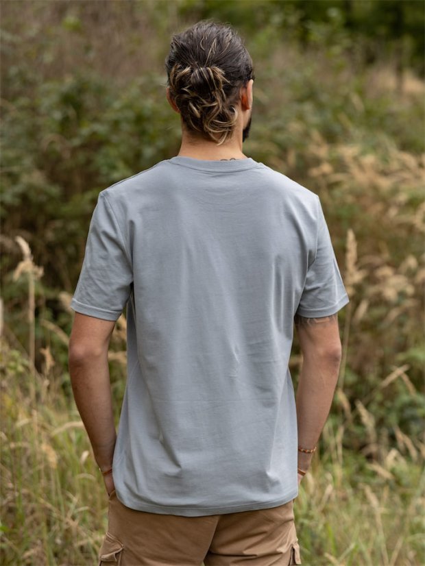 Pánské tričko Vanlife - šedomodré