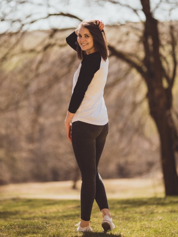 Dámský raglan Hory - volný střih