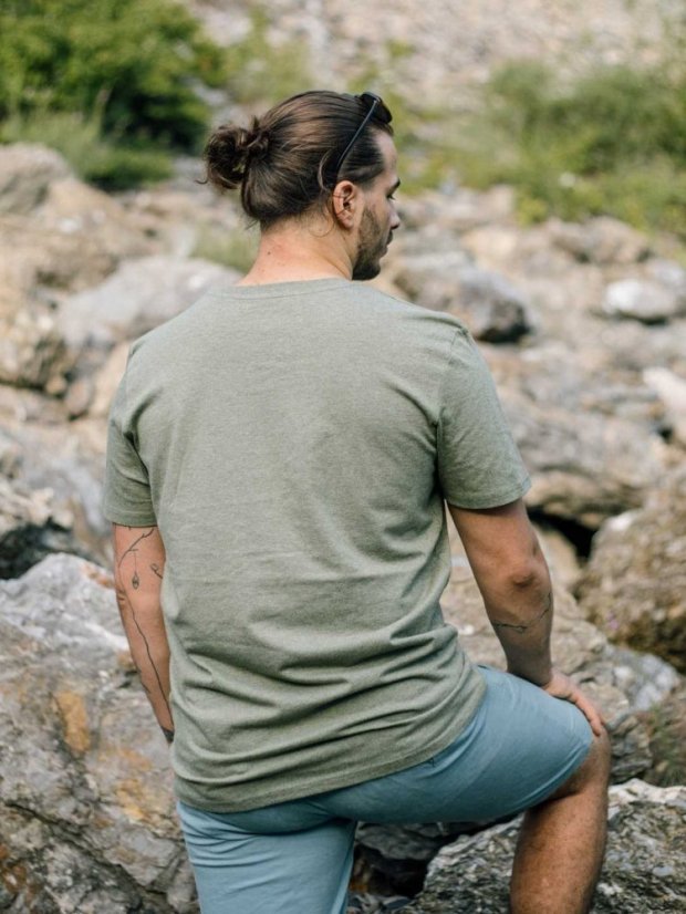 Pánské tričko Hory - zelené