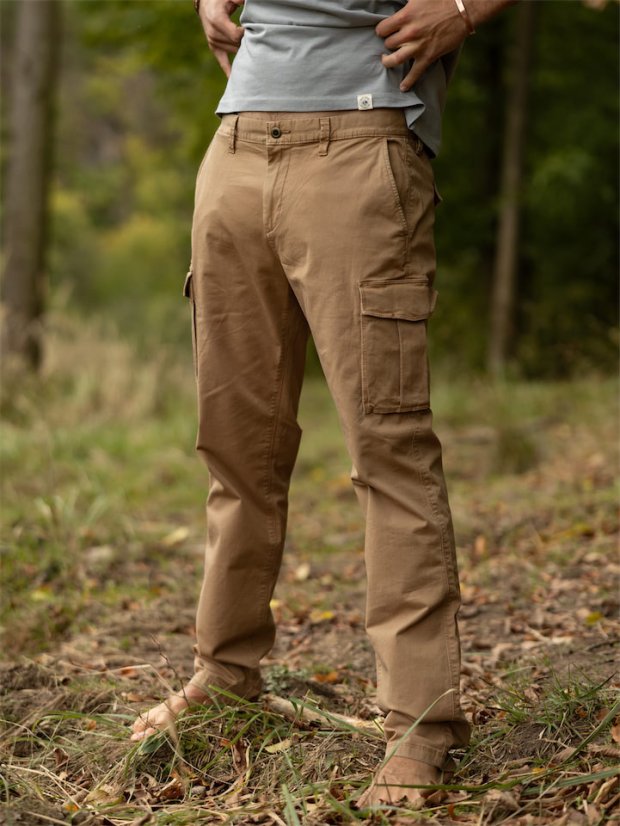 Pánské kalhoty - hnědé