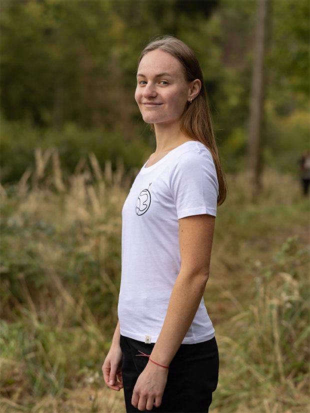 Dámské tričko Planetka - bílé