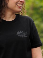 Dámské tričko 10 stromů - černé