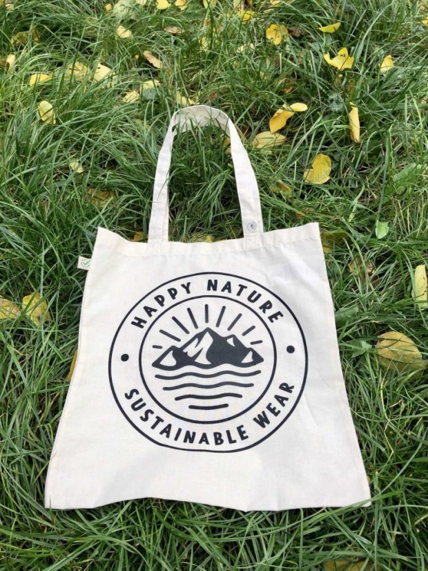 Zachraňte plátěná taška Happy Nature