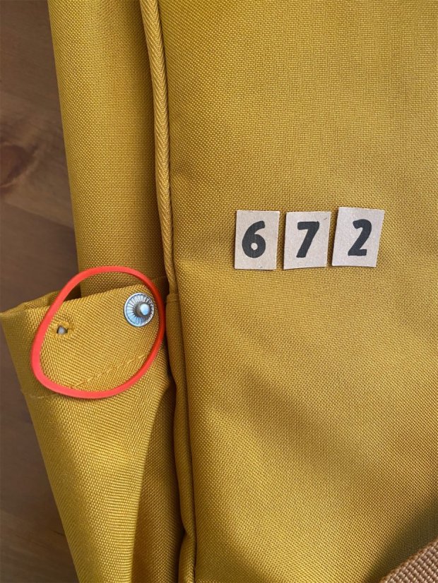 Zachraňte batoh recyklovaný Příroda - hořčicový