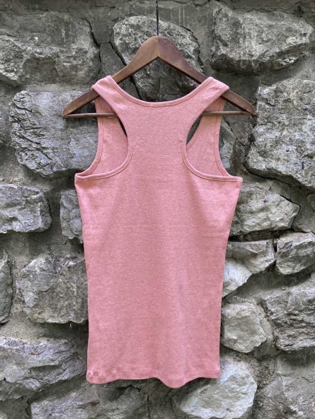 Dámské sportovní tílko Bez potisku - růžové