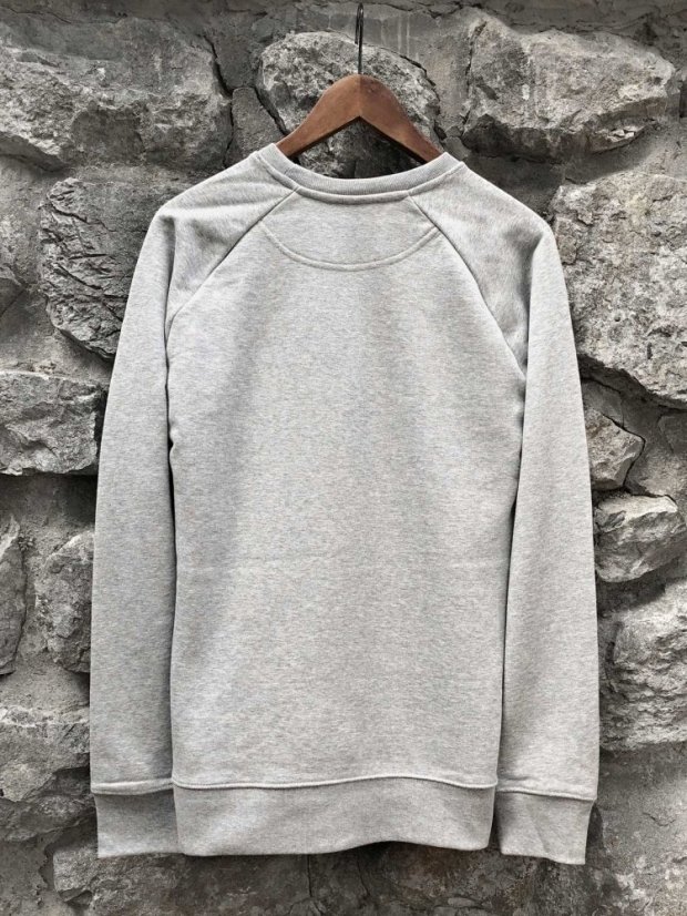 Zachraňte pánský crewneck Outsider - šedý