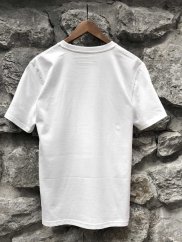 Zachraňte pánské tričko Happy Nature logo - bílé