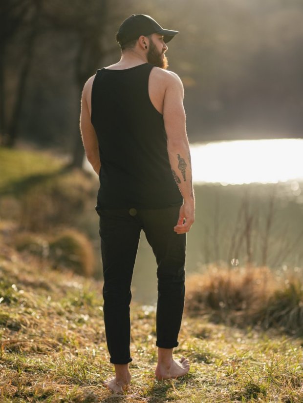 Zachraňte pánské tílko Outsider - černé