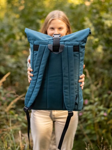 Batoh recyklovaný Příroda - modrozelený