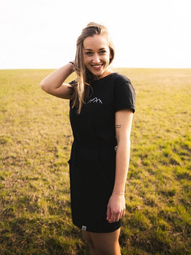Dámské šaty Hory - černé