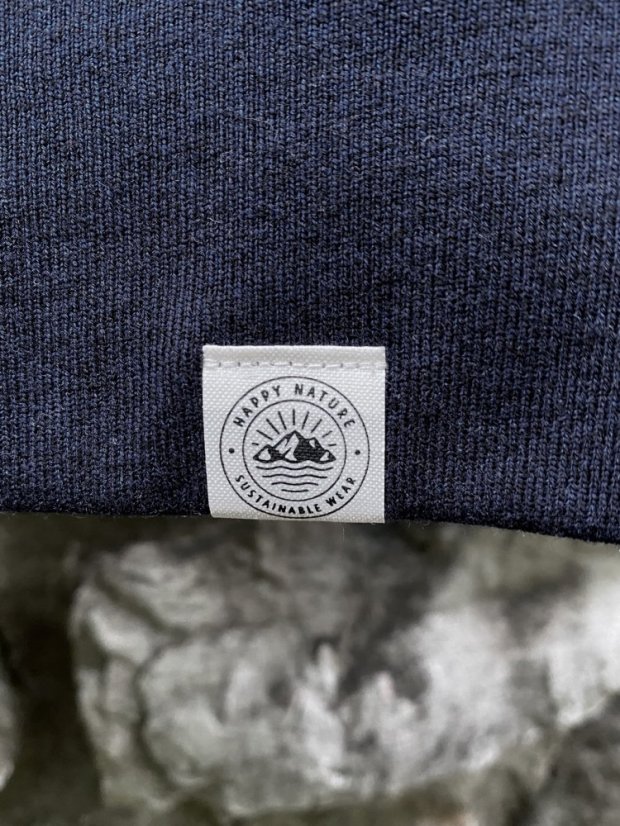 Pánská mikina bez kapuce Hit the mountains - modrá