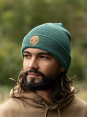 Čepice Krajinka - zelenomodrá