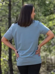 Dámské tričko Bez potisku - modré