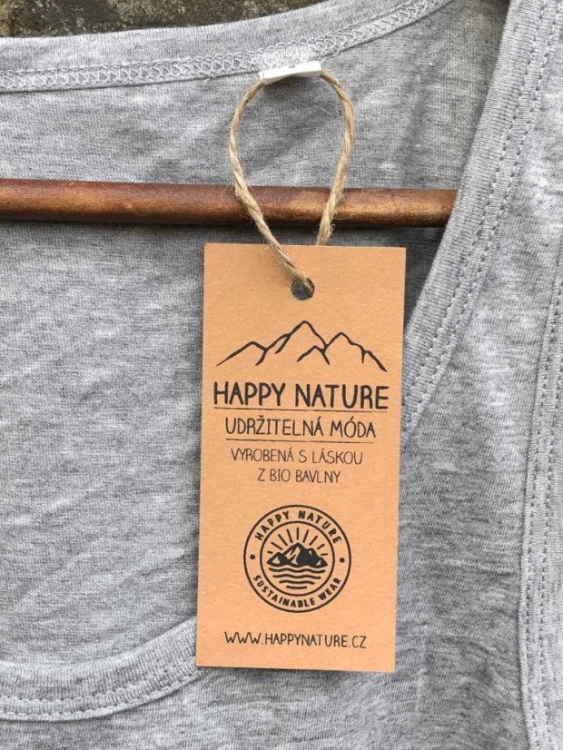 Pánské tílko Hit the mountains - šedé