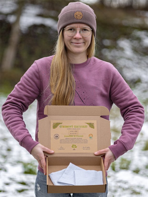 Bio bavlněné kapesníky - 3ks