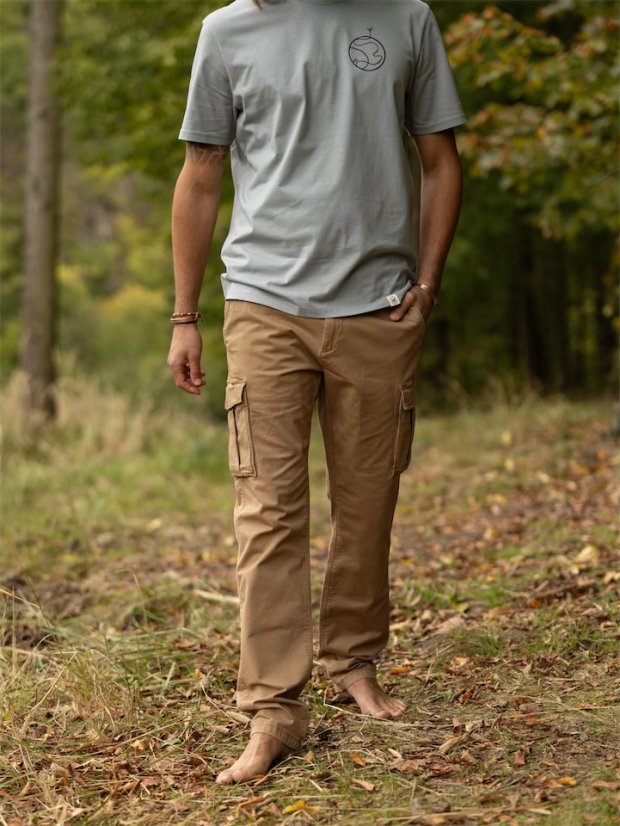 Pánské kalhoty - hnědé