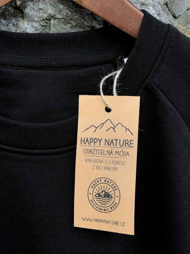 Zachraňte pánský crewneck Outsider - černý