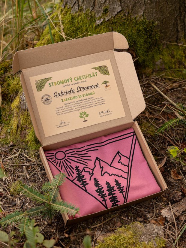 Dámské tričko Východ - malinové