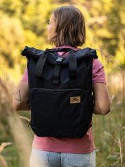 Batoh recyklovaný Mountains - černý