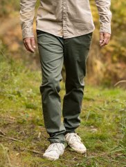 Pánské kalhoty - zelené