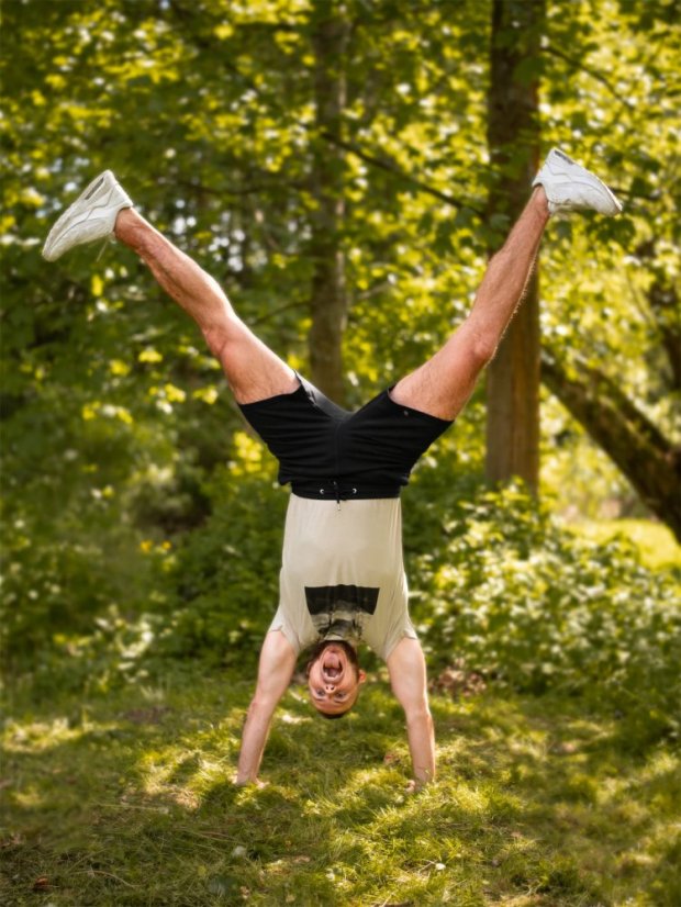 Pánské kraťasy 10 stromů - černé