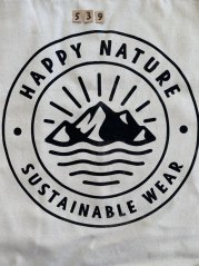 Zachraňte plátěná taška Happy Nature