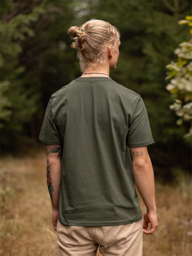 Pánské tričko Bez potisku - zelené