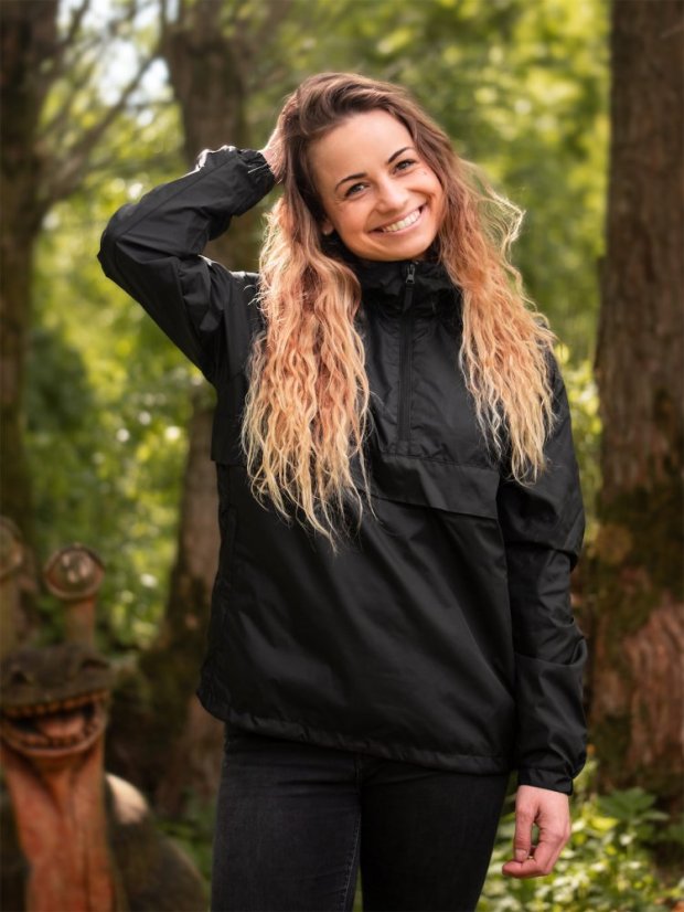 Dámská šusťáková bunda - černá