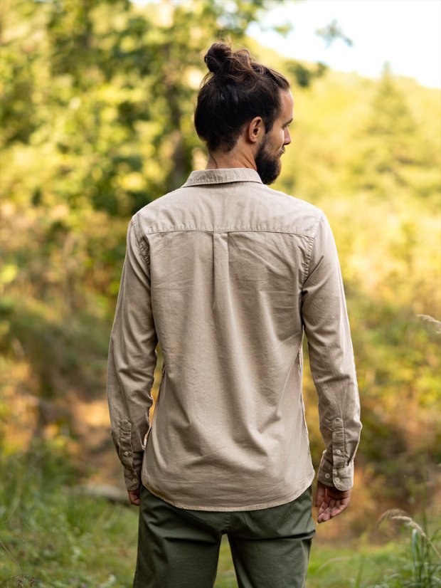 Zachraňte pánská košile - béžová