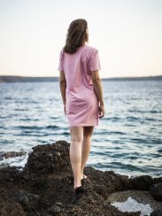 Zachraňte dámské šaty Hory - růžové