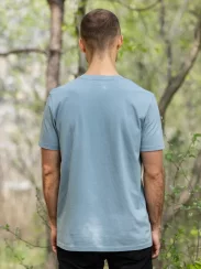Pánské tričko Bez potisku - modré