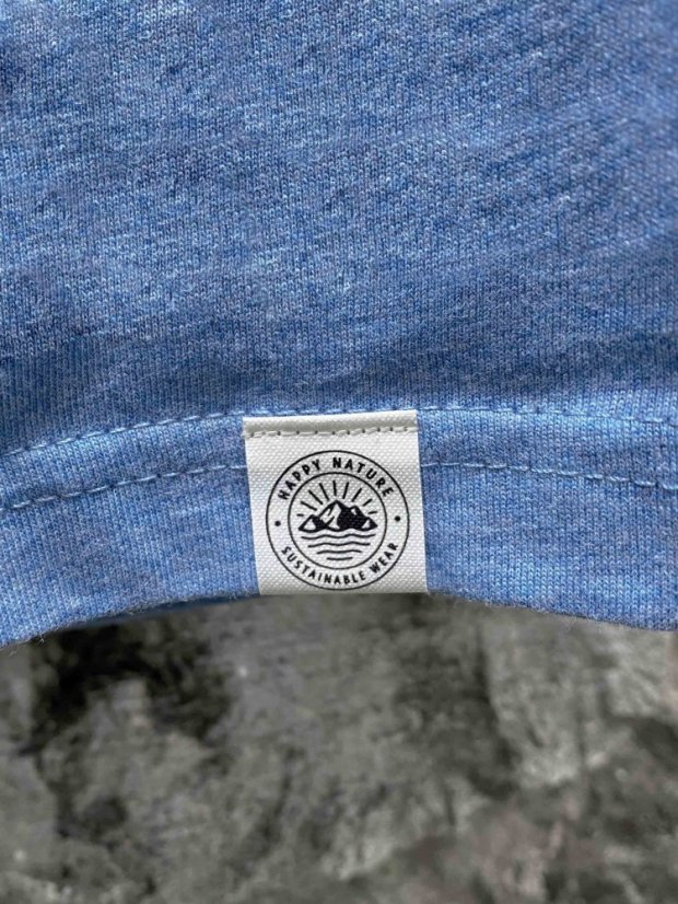 Zachraňte pánské tričko Vodopád - modré