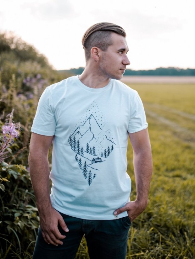 Pánské tričko Pure nature - bílé